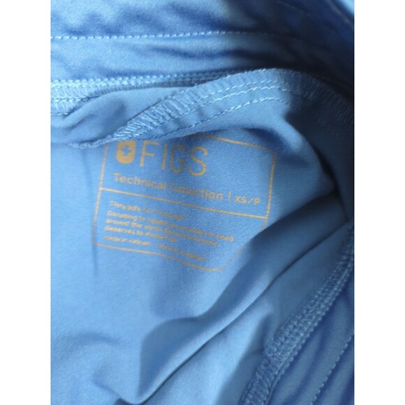 Figs Womens Pants Blue Classic 4 Pockets SCRUB Waist Medical Pants Size XS - Picture 6 of 7